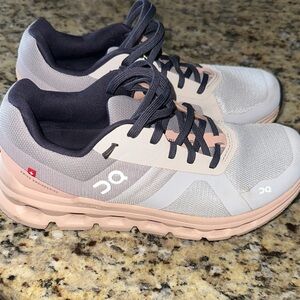 On Running Women's Sneakers - White and Pink